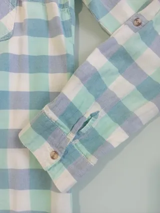 Camisa cuadros Bershka M