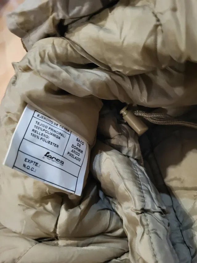 Saco de dormir camuflaje árido