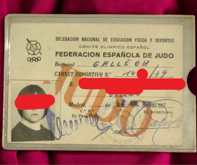 Carnet Deportivo Judo Español 1979