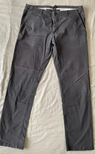 2 Pantalones de Trabajo Talla 48 Gris