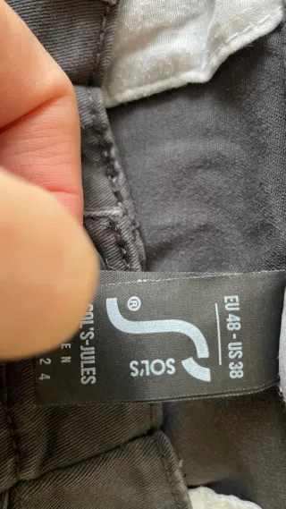 2 Pantalones de Trabajo Talla 48 Gris