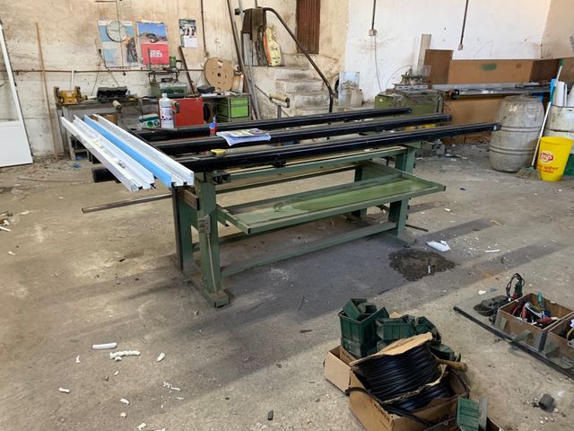 Banco de trabajo de aluminio