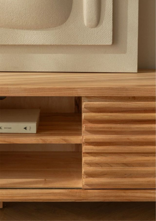 Mueble TV Sklum Madera Maciza