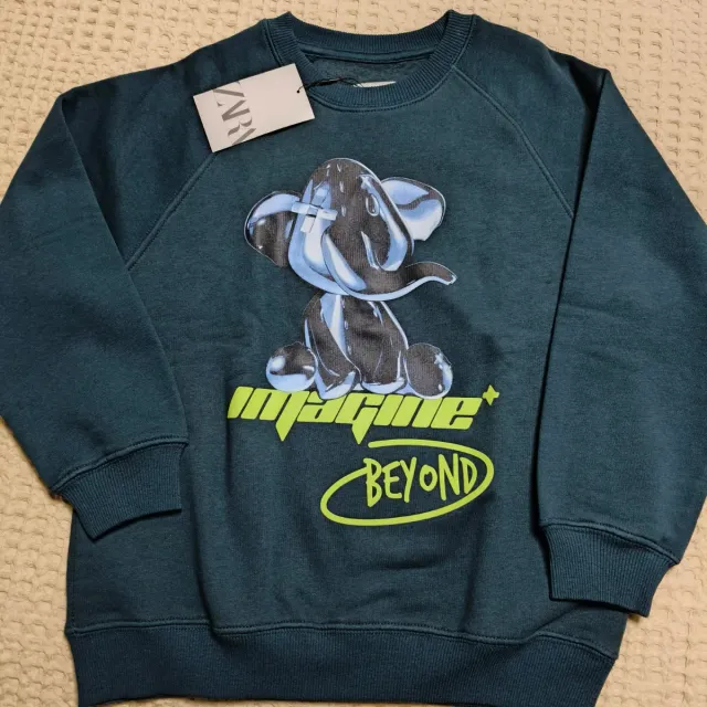Sudadera Zara niño elefante 9-10 años