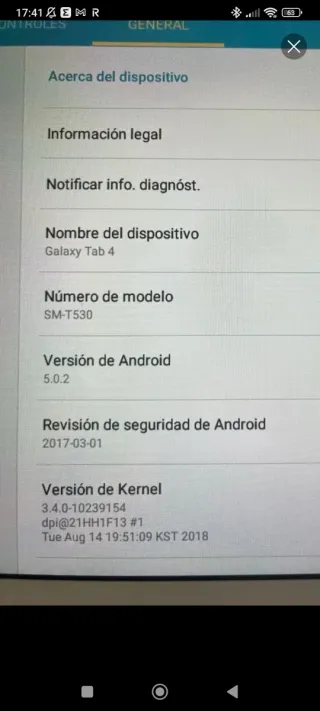 Samsung Galaxy Tab A Blanca