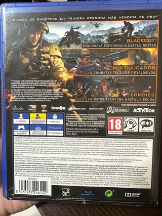 Call of Duty Black Ops 4 PS4 Juego