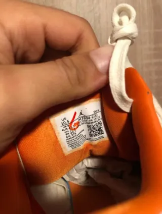 Nike Air Jordan 3 Retro Beige Naranja talla 42,5