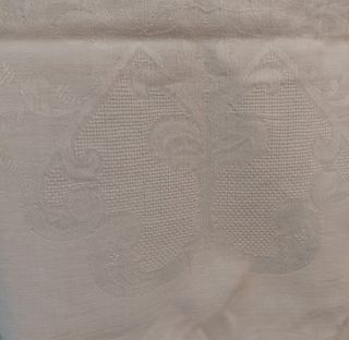 Asciugamano vintage in cotone ricamato