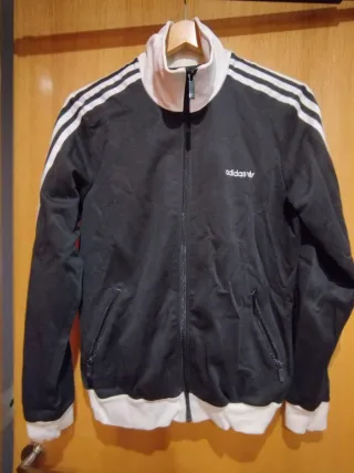 Chaqueta Adidas Originals Mujer Negra Blanca