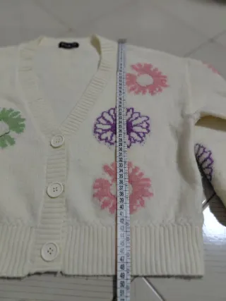 Cardigan donna fiori