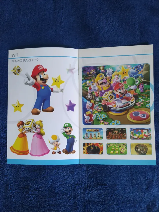 4 Volantini pubblicitari per giochi Nintendo Wii