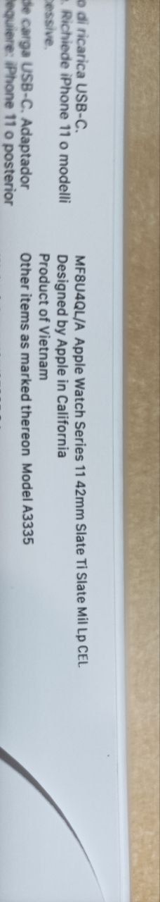 Apple Watch Series 11 5G Sigillato