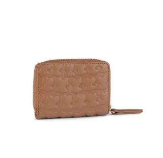 Monedero Tous Sherton Piel Marrón