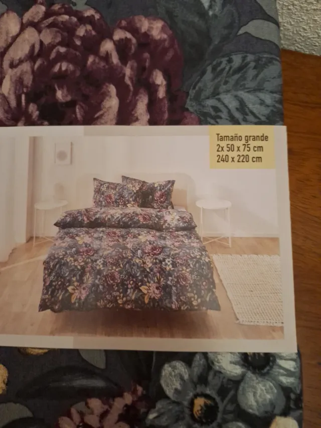 Funda nórdica y 2 fundas almohada algodón