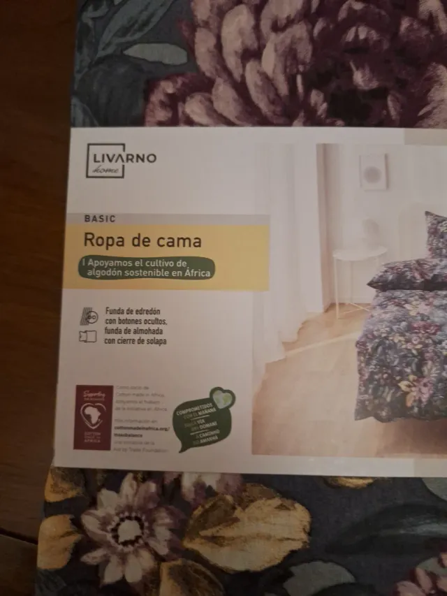 Funda nórdica y 2 fundas almohada algodón