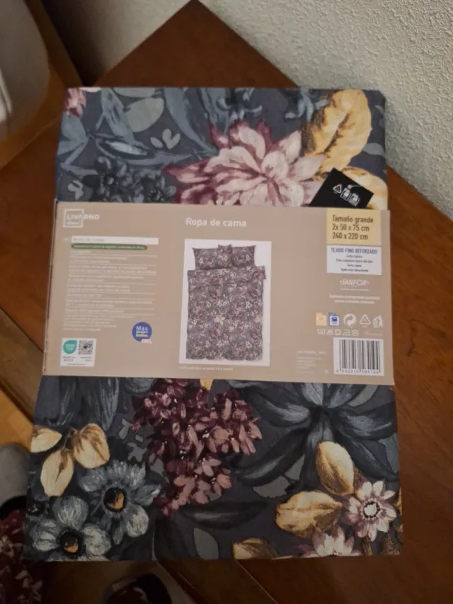 Funda nórdica y 2 fundas almohada algodón