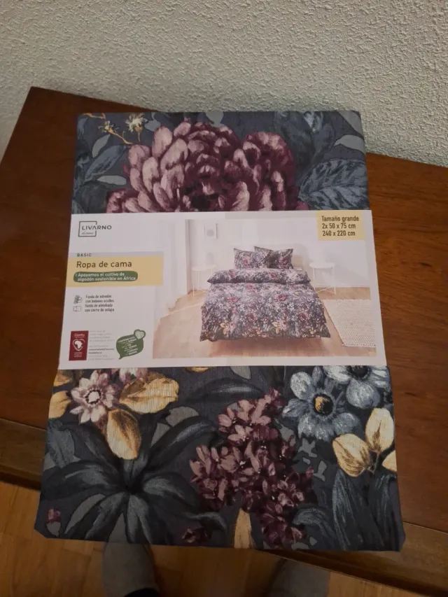 Funda nórdica y 2 fundas almohada algodón