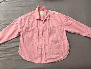 Chaqueta vaquera rosa