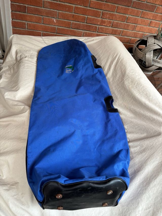 Bolsa azul de transporte para palos de golf