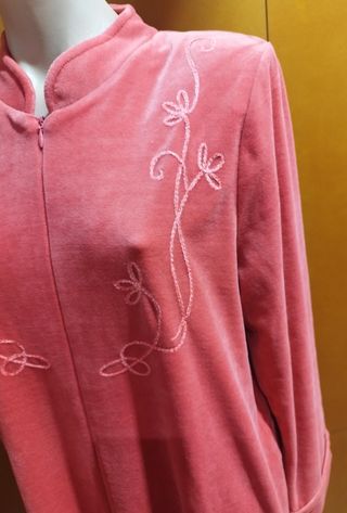 Bata túnica terciopelo larga talla L