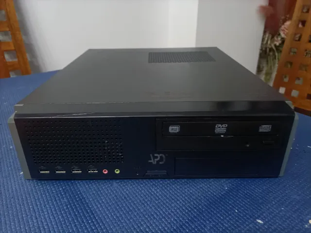 Ordenador compacto negro/gris