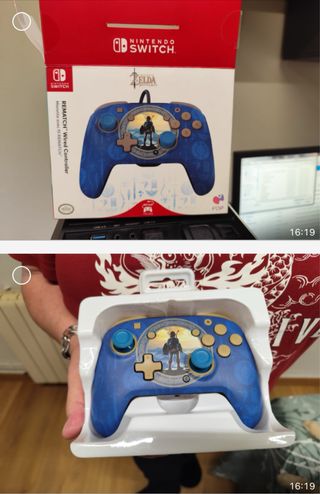 Mando Nintendo Switch Zelda Edición Coleccionista