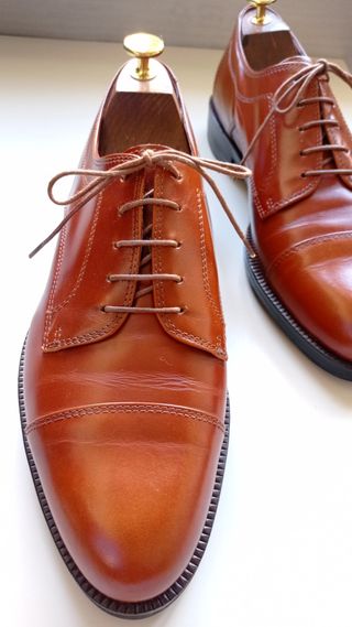 GREYHOUND Scarpe Derby Pelle Marrone 42