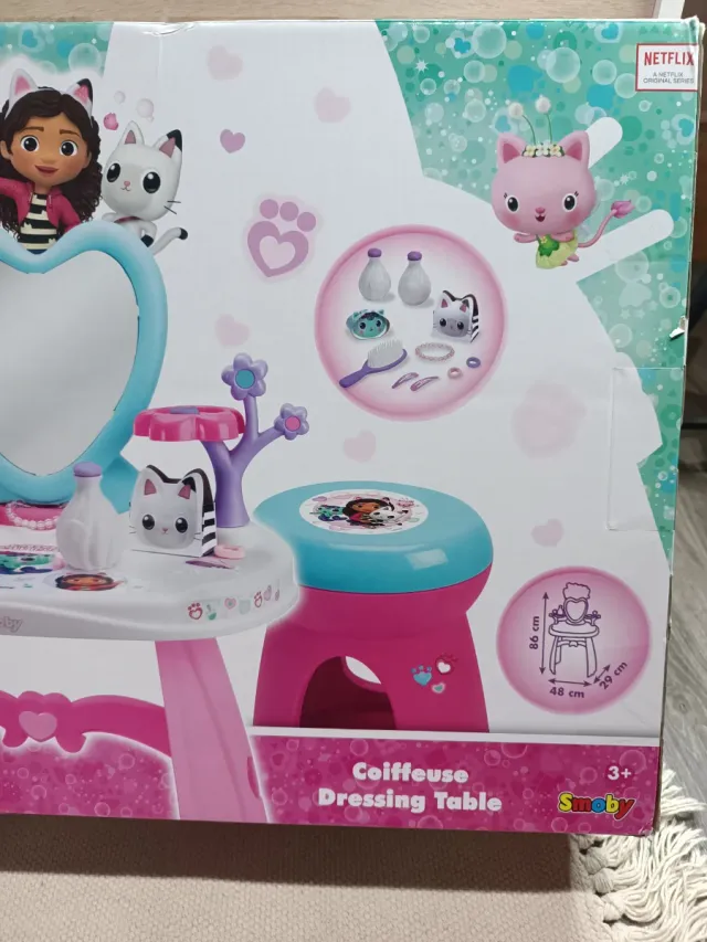 Tocador Gabby's Dollhouse Smoby 10 piezas