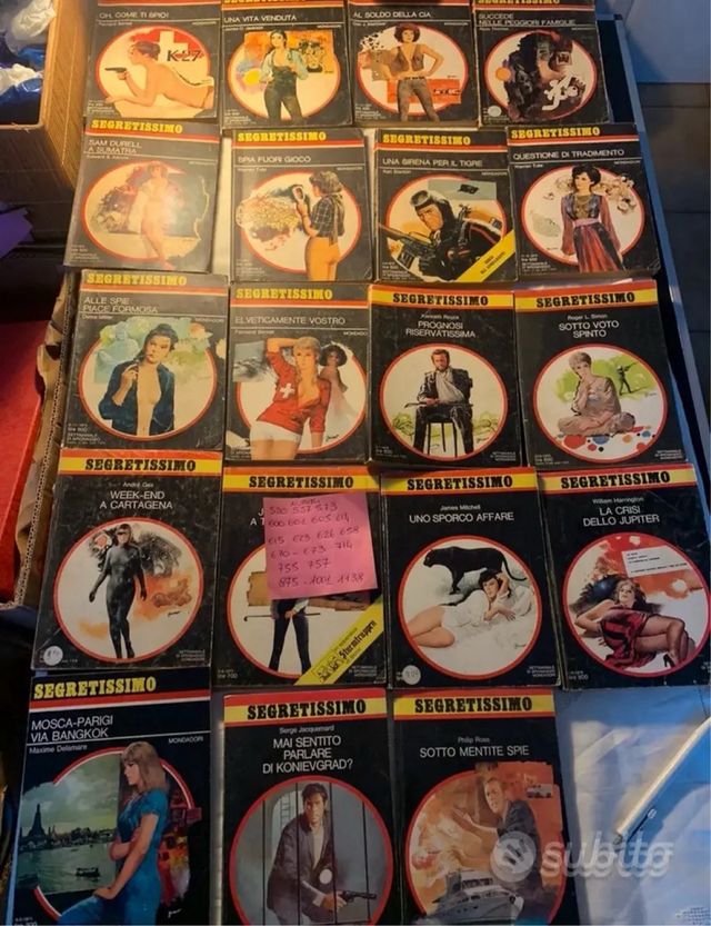 34 volumi da collezione Segretissimo