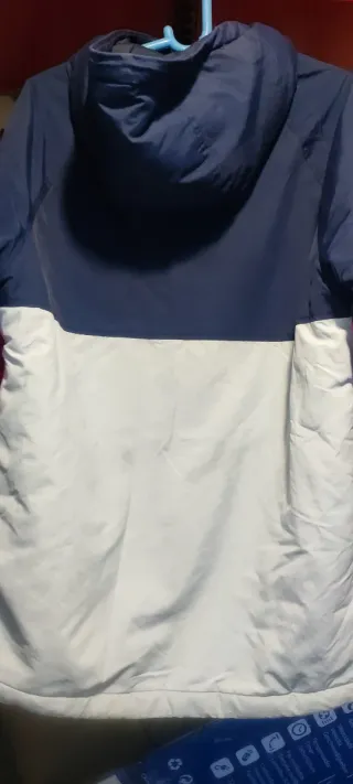 Sudadera L LFTMAN capucha azul y blanca