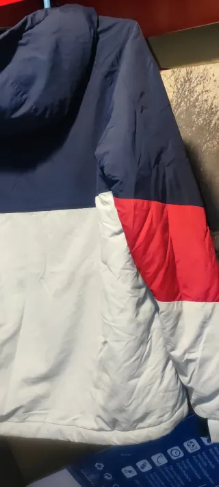 Sudadera L LFTMAN capucha azul y blanca