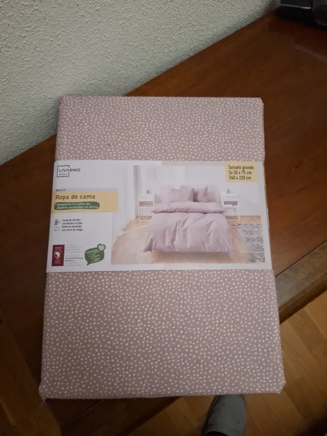 Funda nórdica reversible y 2 fundas almohada