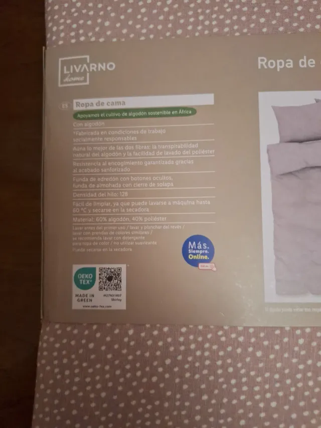 Funda nórdica reversible y 2 fundas almohada