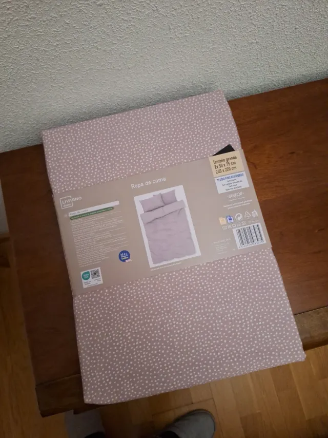 Funda nórdica reversible y 2 fundas almohada