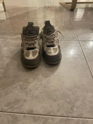 Scarpe Louis Vuitton Grigio Bianche