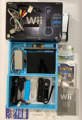 Nintendo Wii Sports Resort Pack Nero + Extra