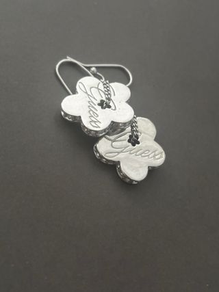 Pendientes Guess Flor Plata