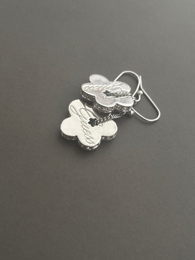 Pendientes Guess Flor Plata