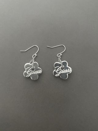 Pendientes Guess Flor Plata