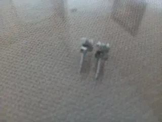 Pendientes azules con plata