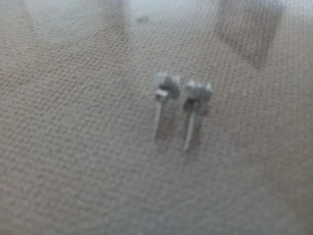 Pendientes azules con plata