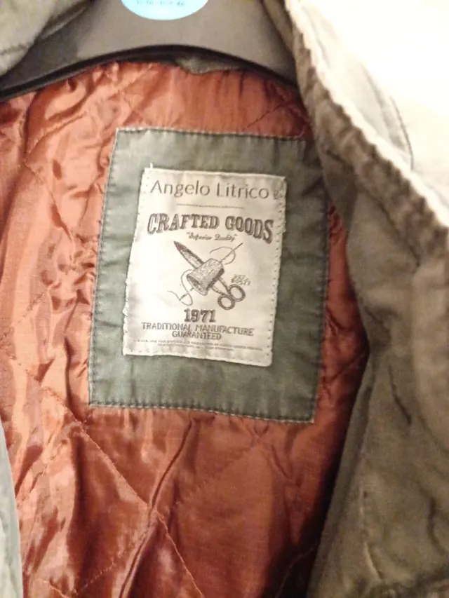 Cazadora verde militar hombre talla XL