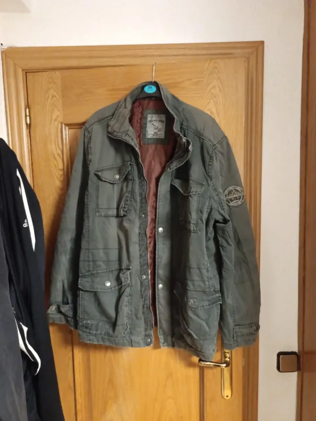 Cazadora verde militar hombre talla XL