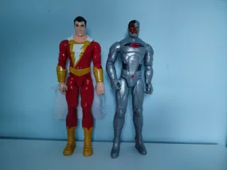Lote Figuras DC: Cyborg y Shazam