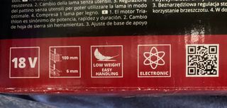 Sierra sable Einhell usada una vez