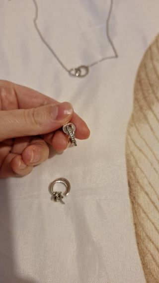 Pendientes Aristocrazy Plata 925 Topacios Blancos