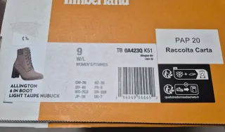 Botines Timberland tacón beige/marrón