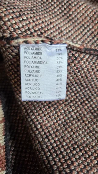 Crop top maniche lunghe stampa animalier