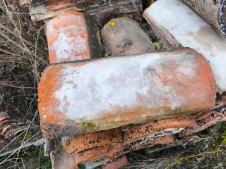 Tejas Árabes, Antiguas de Cerámica