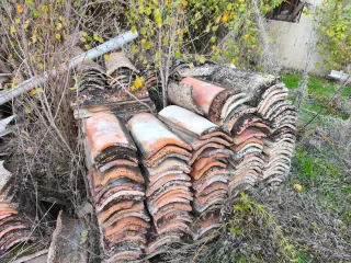 Tejas Árabes, Antiguas de Cerámica